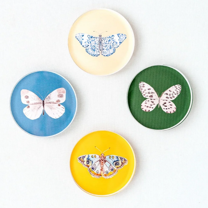 Acrylic Butterfly Coasters