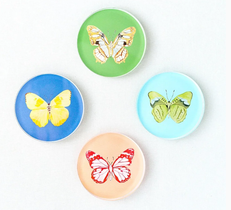 Acrylic Butterfly Coasters
