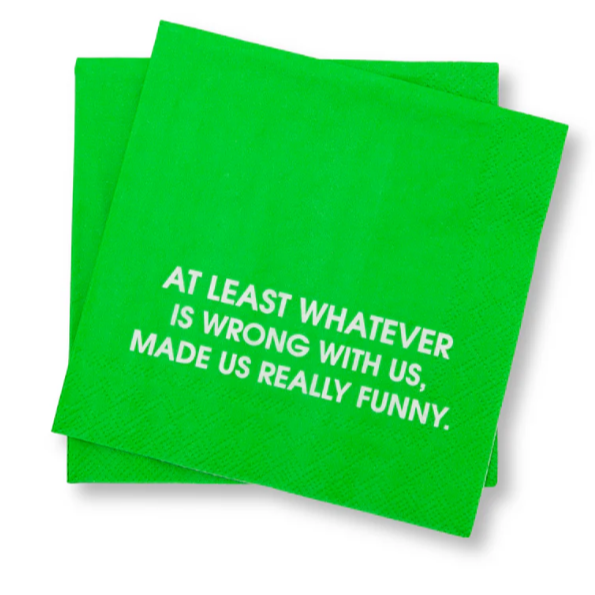 Wrong With Us Cocktails Napkins