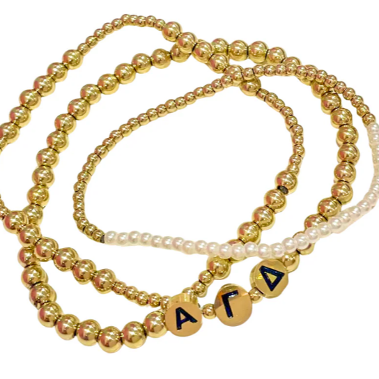 Sorority Bracelet Stack