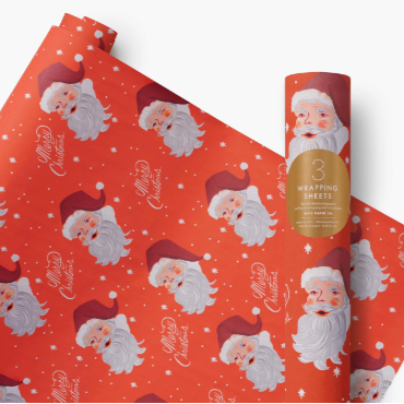 Santa Wrapping Sheets