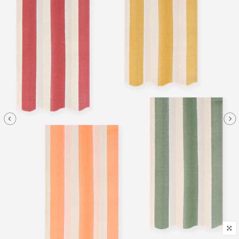 Fall Stripe Guest Towel