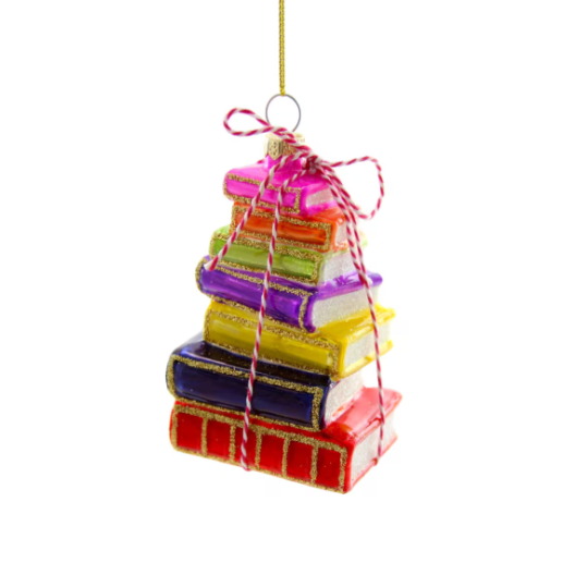 Stacked Tomes Ornament