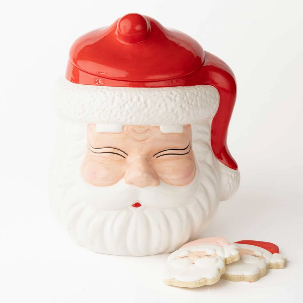 Red Santa Cookie Jar
