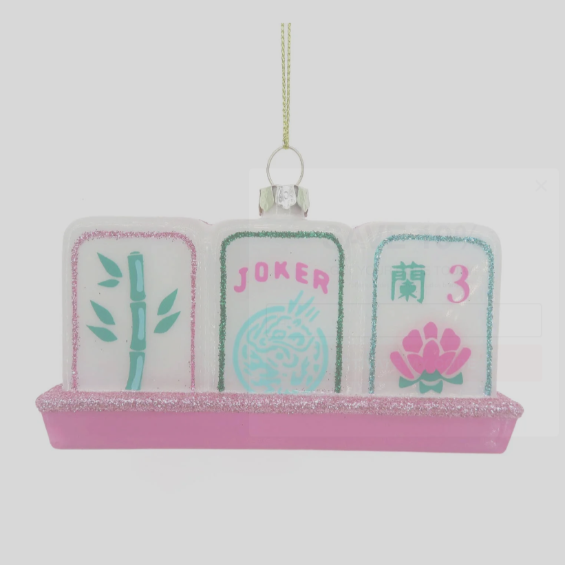 Mahjong All the Way Ornament