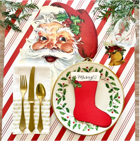 Die Cut Santa Placemat