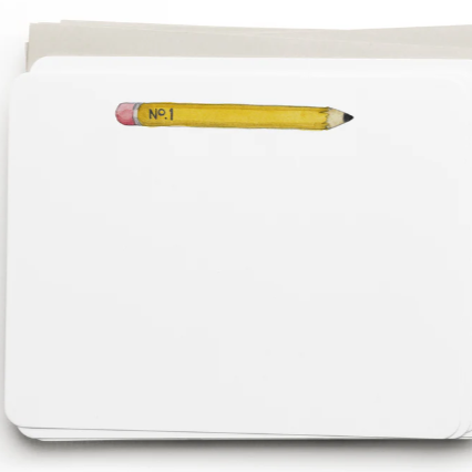 Pencil Notecard Set