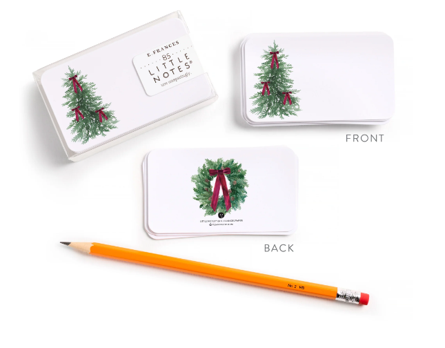 Velvet Bow Tree Little Notes