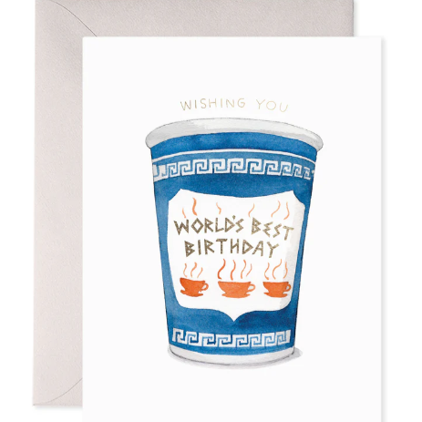 Coffee Birthday Card