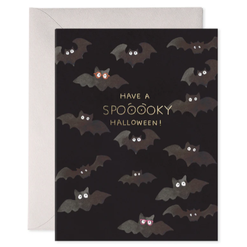 Spooky Bats Halloween Card