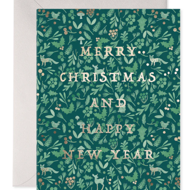 Winter Forest Christmas Card