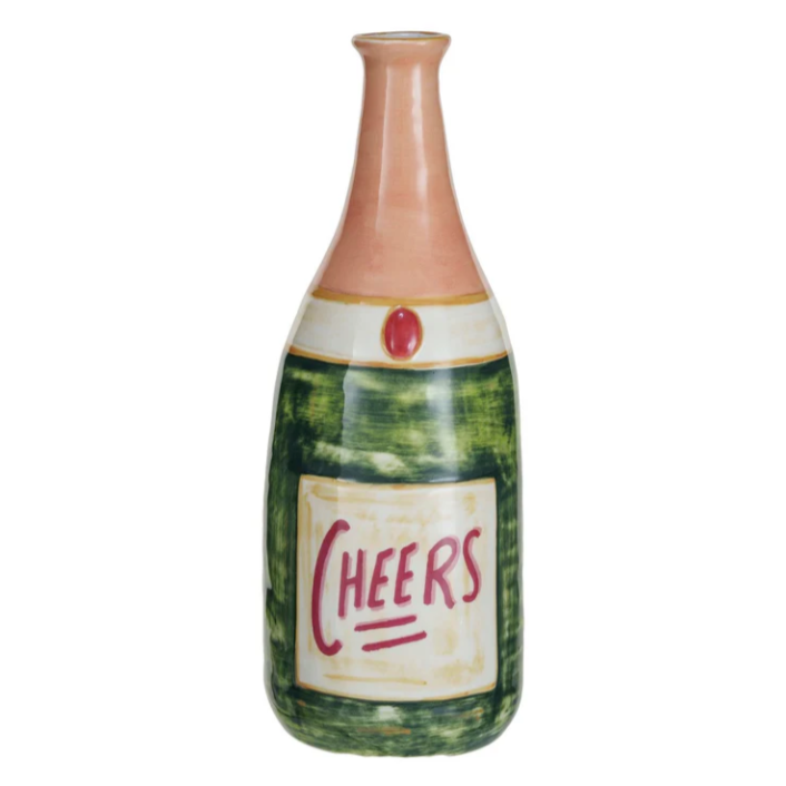 Champagne Bottle Vase