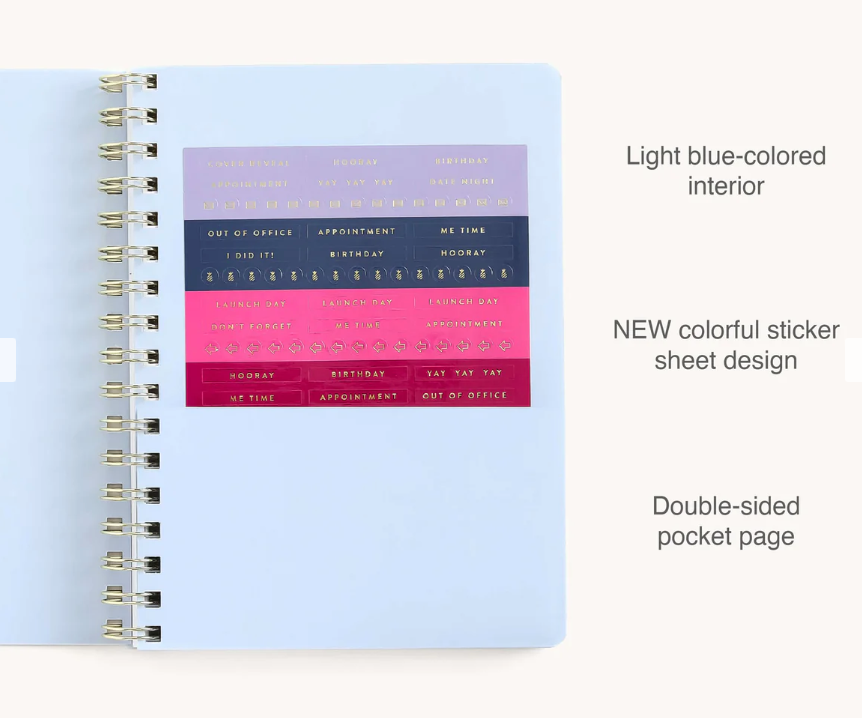 2026 Softcover Weekly Planner - Ivory Antelope