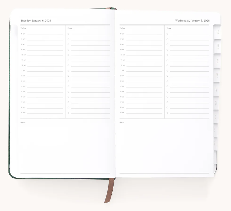 Evergreen Dapperdesk Daily Planner