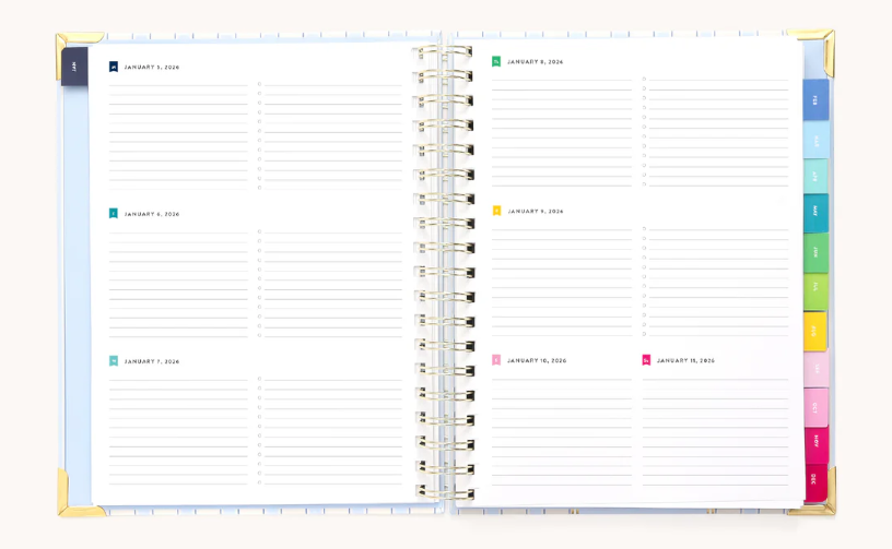 2026 Weekly Simplified Planner