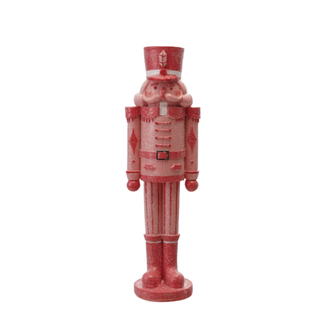 Pink and Red Sugar Nutcracker