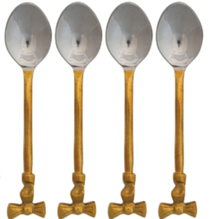 Golden Bow Coffee Spoon