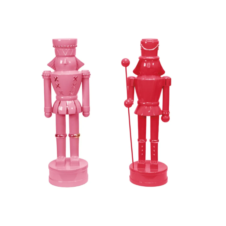 Resin Nutcracker With Gold Finish Accents