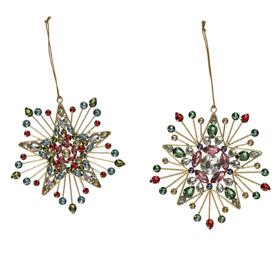 Jeweled Star Ornament