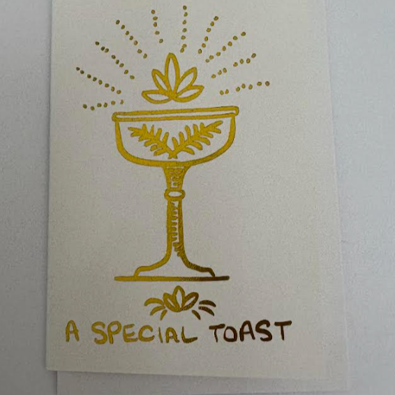 Special Toast Enclosure Card
