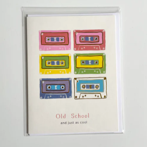 Old School Greeting Card