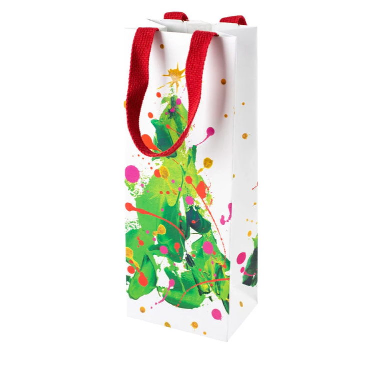 Splatter Tree Bottle Bag