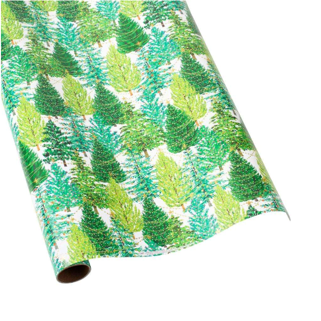 Christmas Tree With Lights Giftwrap