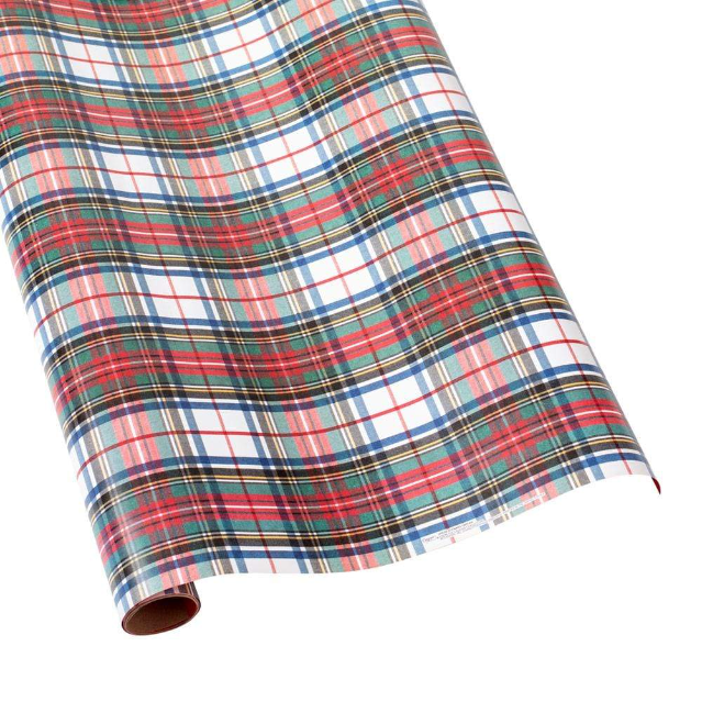 Dress Stewart Tartan White Gift Wrap
