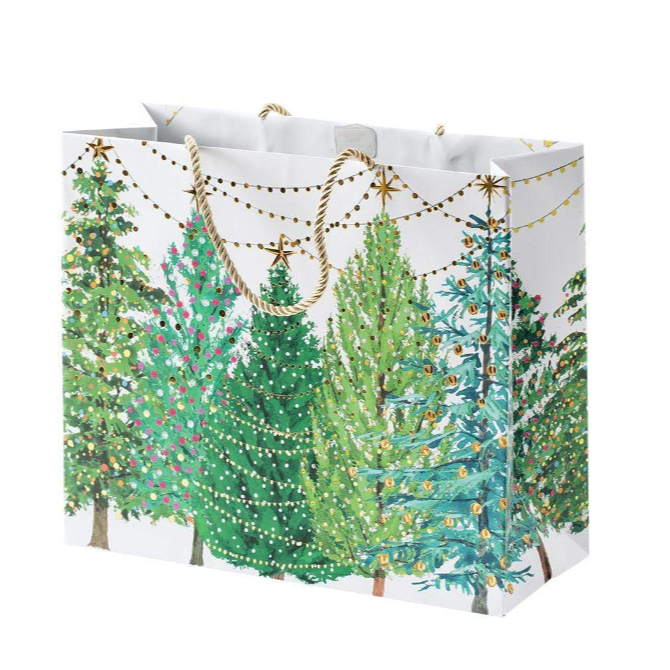 Christmas Tree With Lights Gift Bag