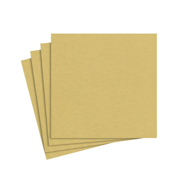 Paper Linen Gold Cocktail Napkin