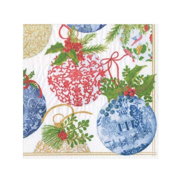 Porcelain Ornaments Cocktail Napkins