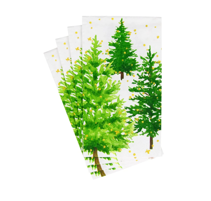 White Christmas Guest Towel