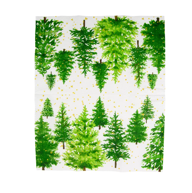 White Christmas Guest Towel