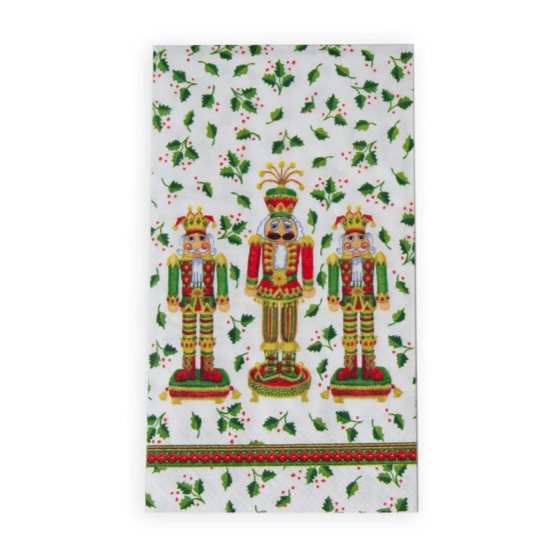 Nutcracker Christmas Guest Towel