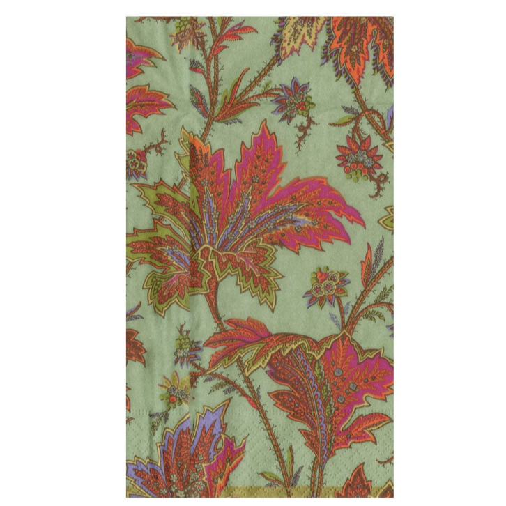 Paisley Leaves Guest Towel