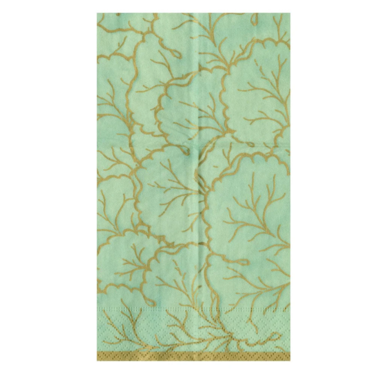Gilded Celadon Guest Towel