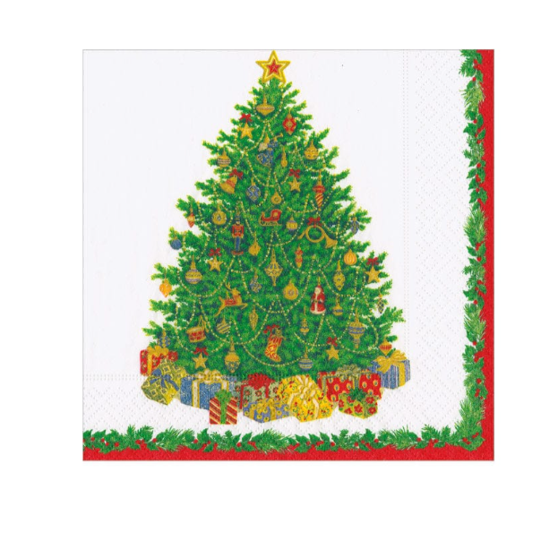 Christmas Tree Cocktail Napkin