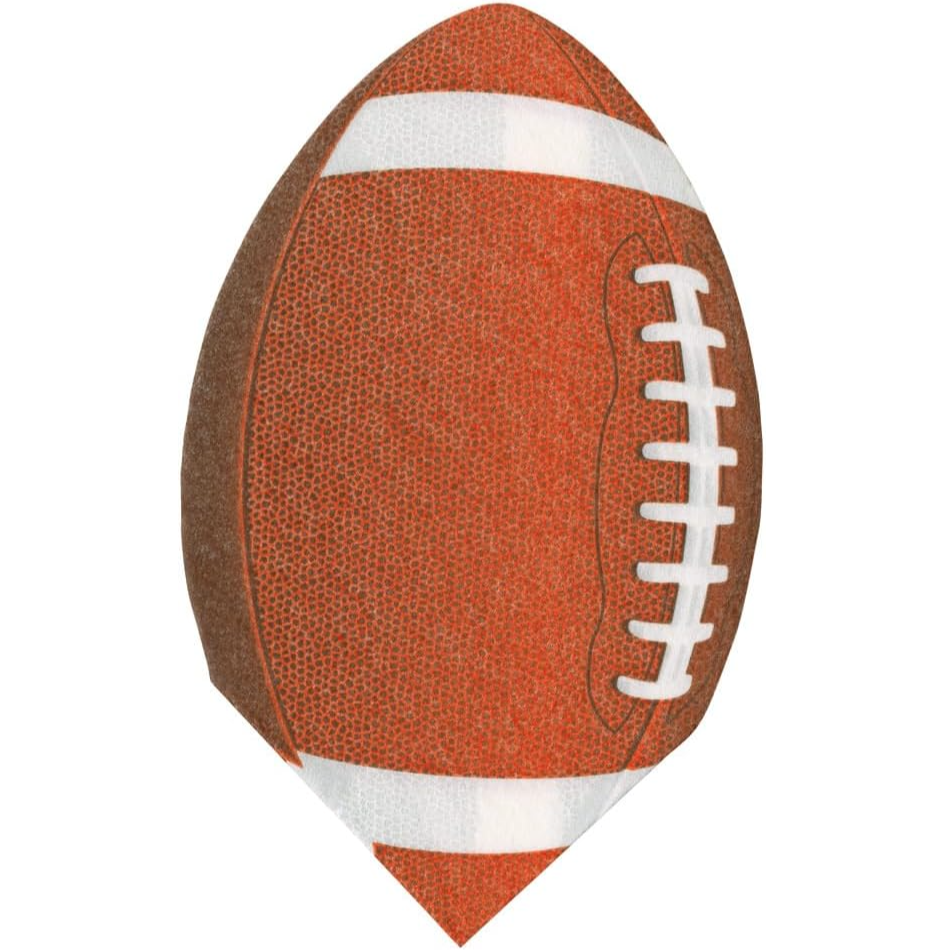 Football Die-Cut Luncheon Napkins