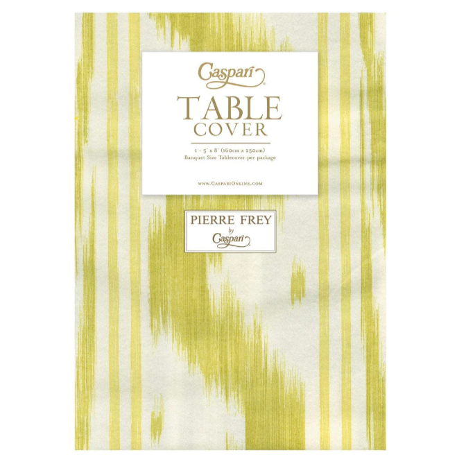 Toile De Nantes Yellow Paper Linen Table Covers