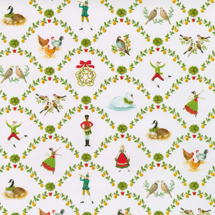 On The Twelfth Day Wrapping Paper
