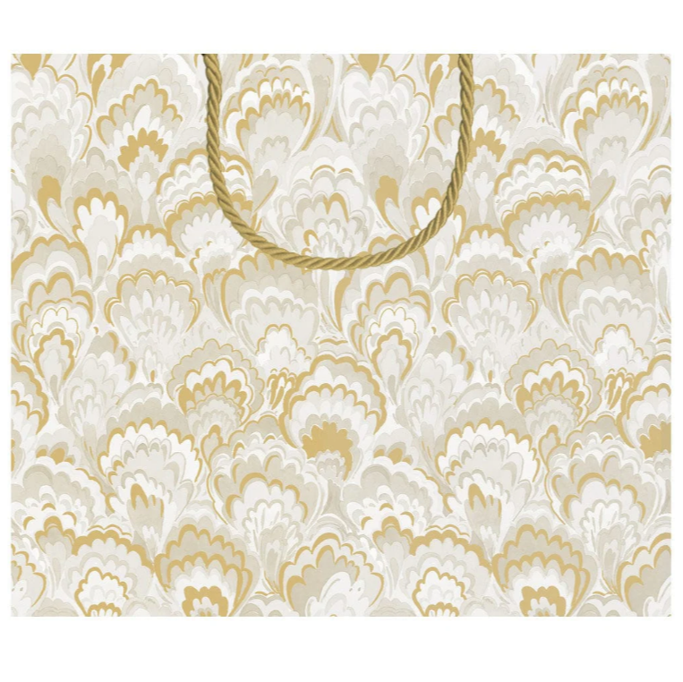 Marbled Ceramica Silver/Gold Gift Bag