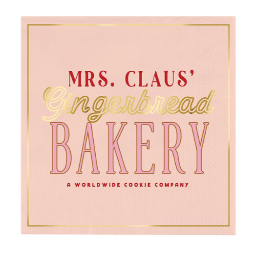 Mrs. Clause's Bakery Beverage Napkins