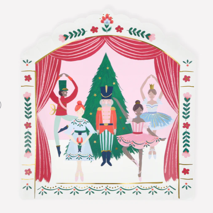 Nutcracker Ballet Stage Plates