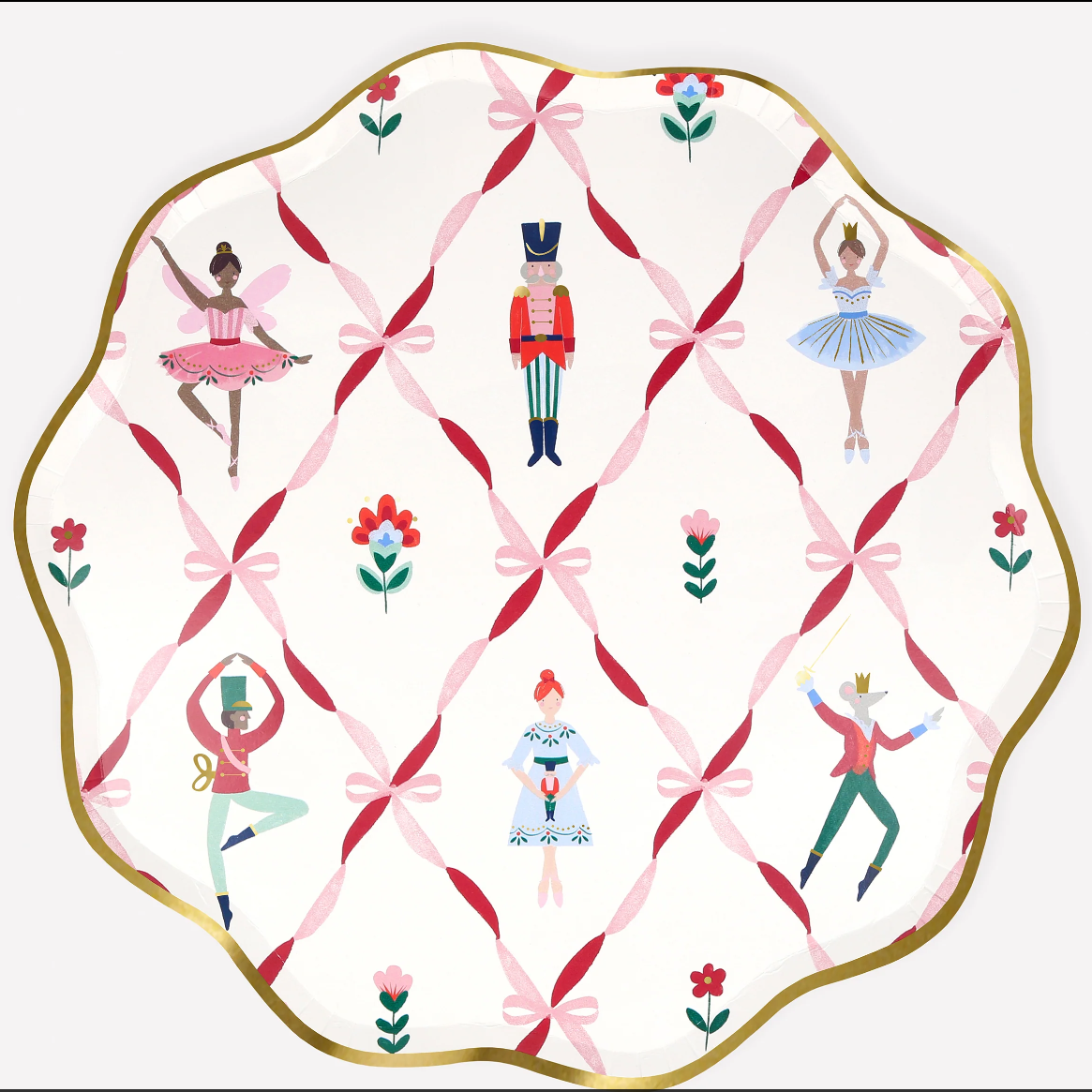 Nutcracker Ballet Dinner Plates