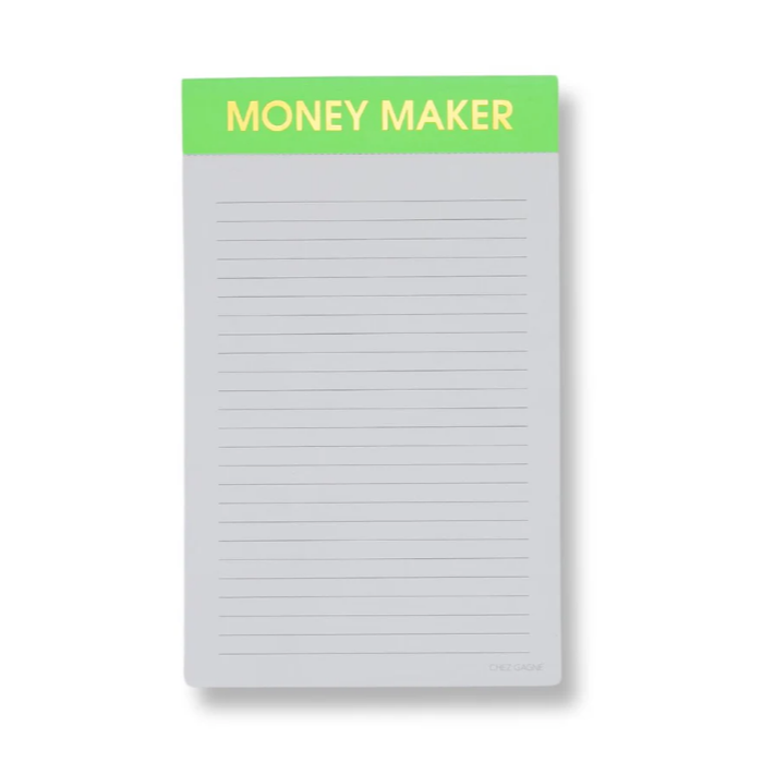 Money Maker Notepad