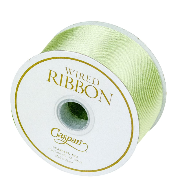 Solid Satin Celadon Ribbon