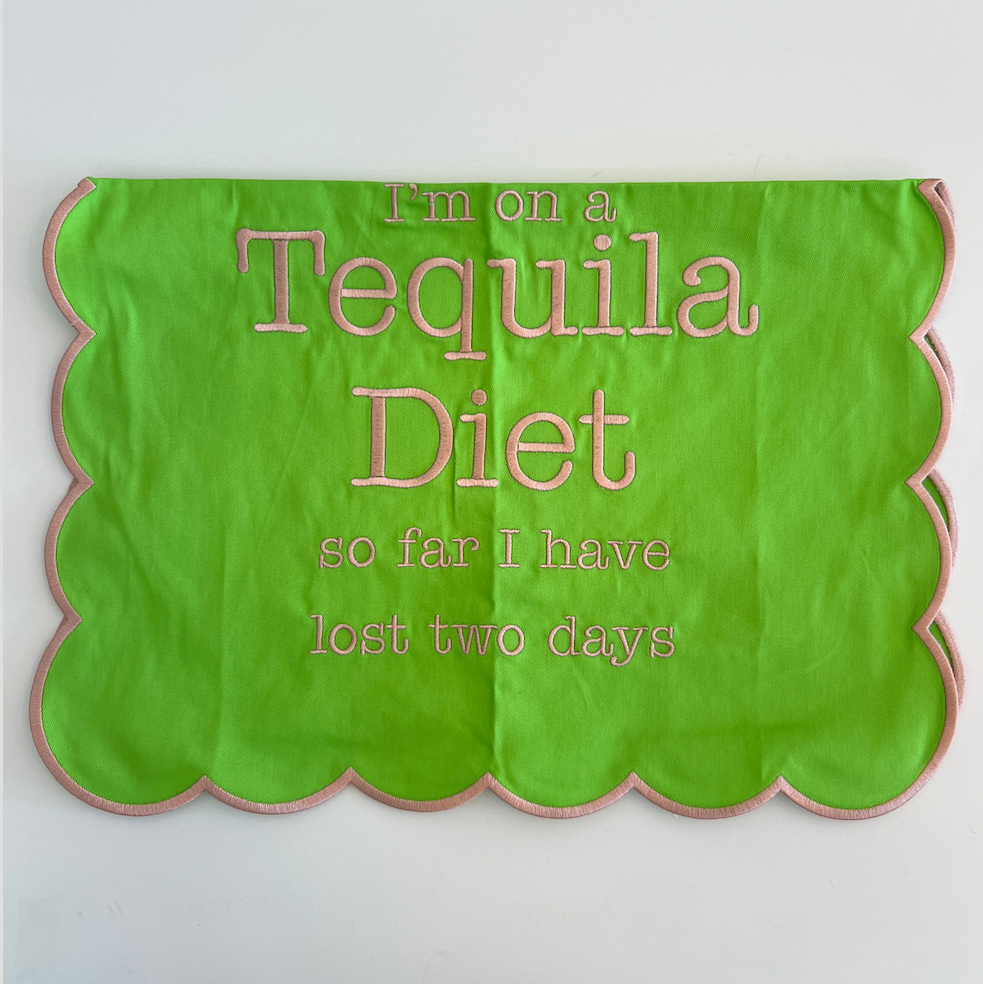 Tequila Diet Tea Towel
