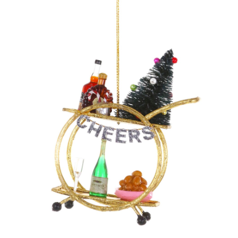 Holiday Bar Cart Ornament