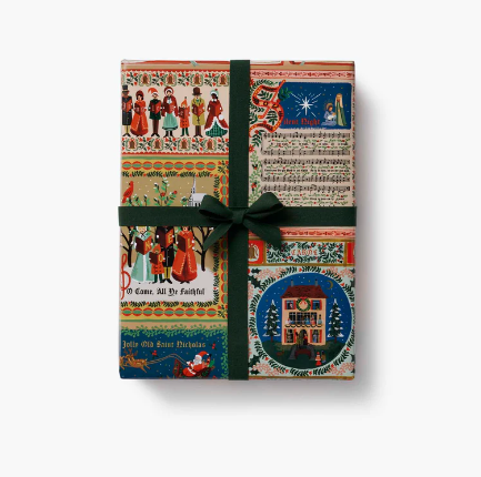 Christmas Carols Wrapping Paper