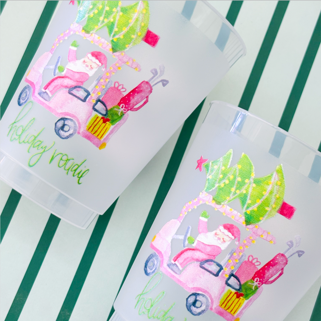Holiday Roadie Shatterproof Cups